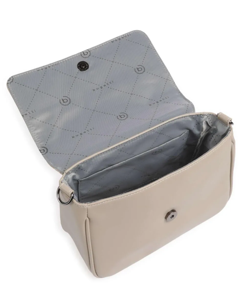 Sira Schultertasche Lederimitat beige