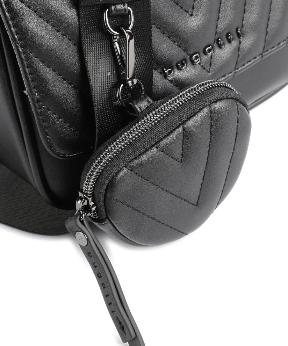 Sira Umhängetasche Lederimitat schwarz