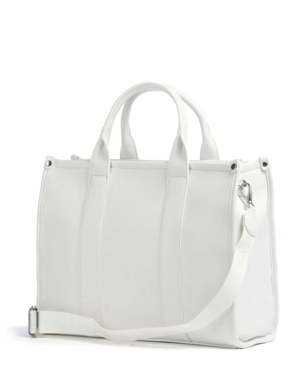 Sirah Re Handtasche Lederimitat weiß