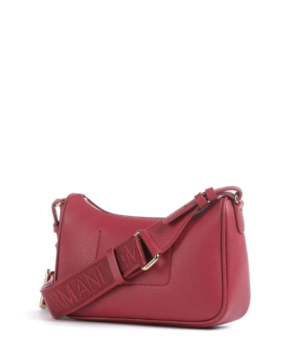 Lilly Umhängetasche Lederimitat dunkelrot