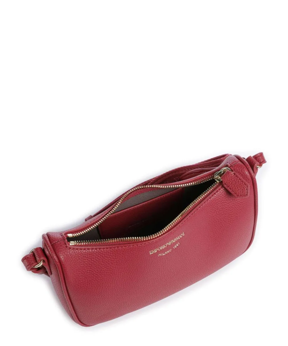 Lilly Umhängetasche Lederimitat dunkelrot