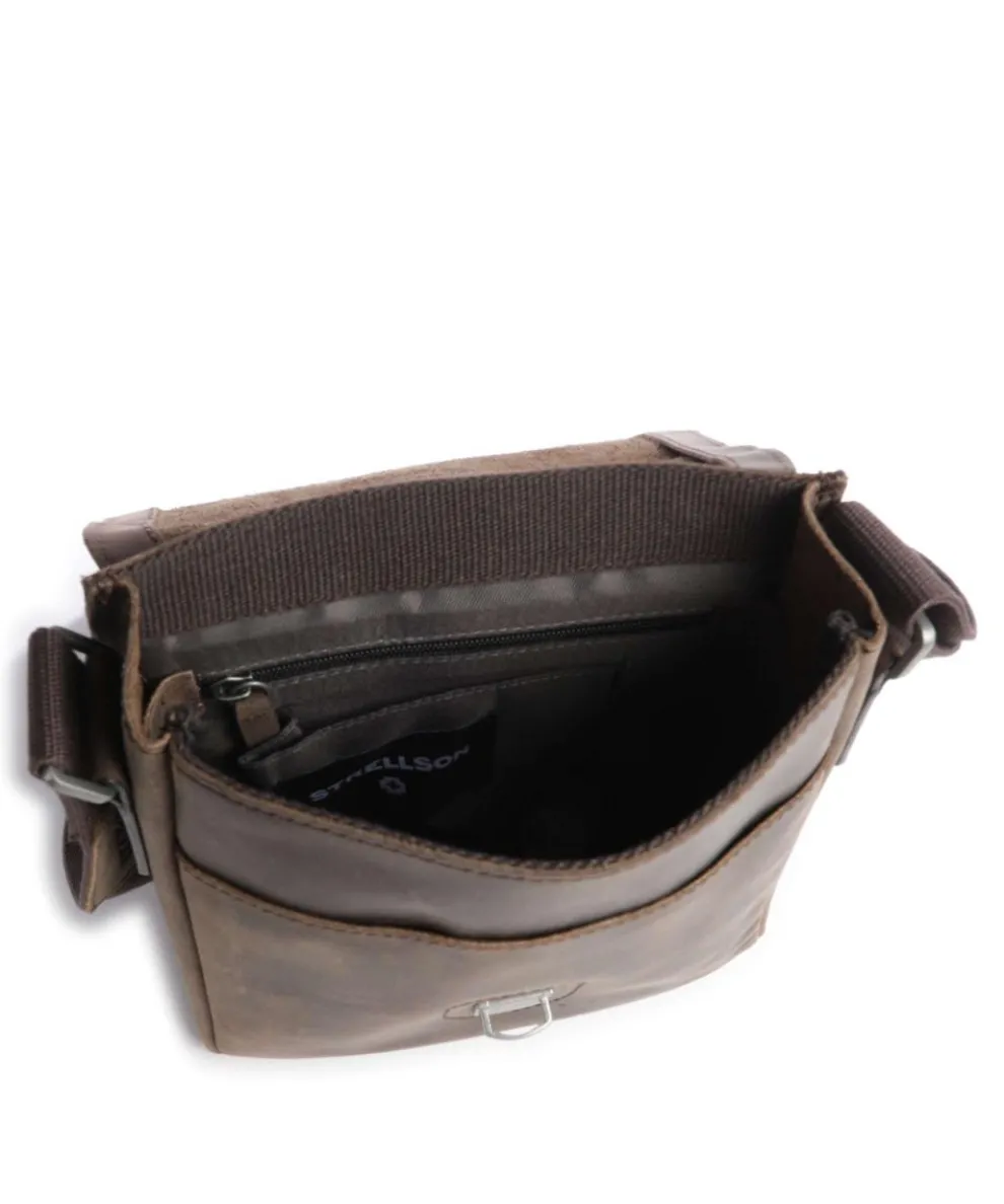 Richmond Umhängetasche Leder dunkelbraun