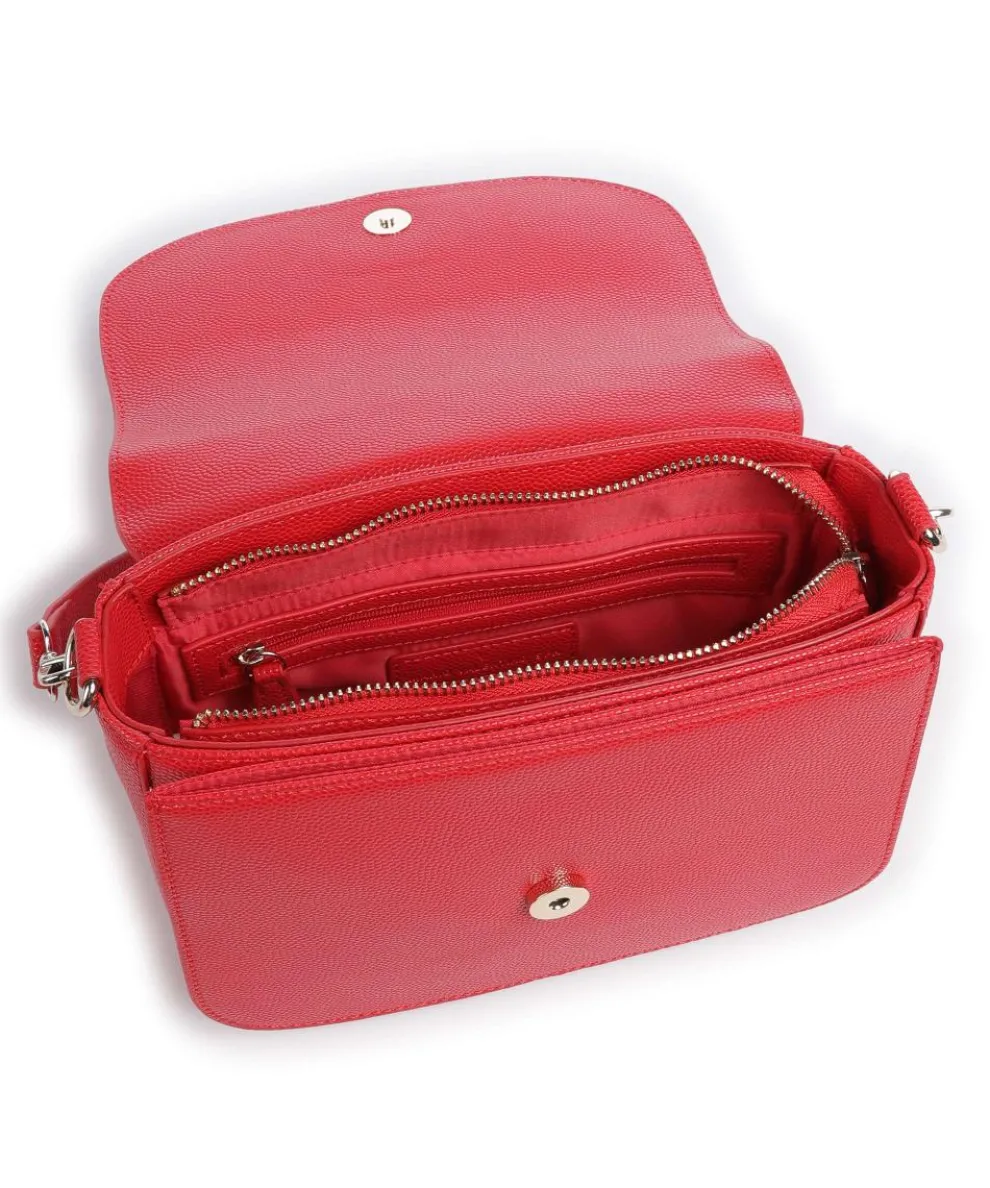 Divina Schultertasche Lederimitat rot
