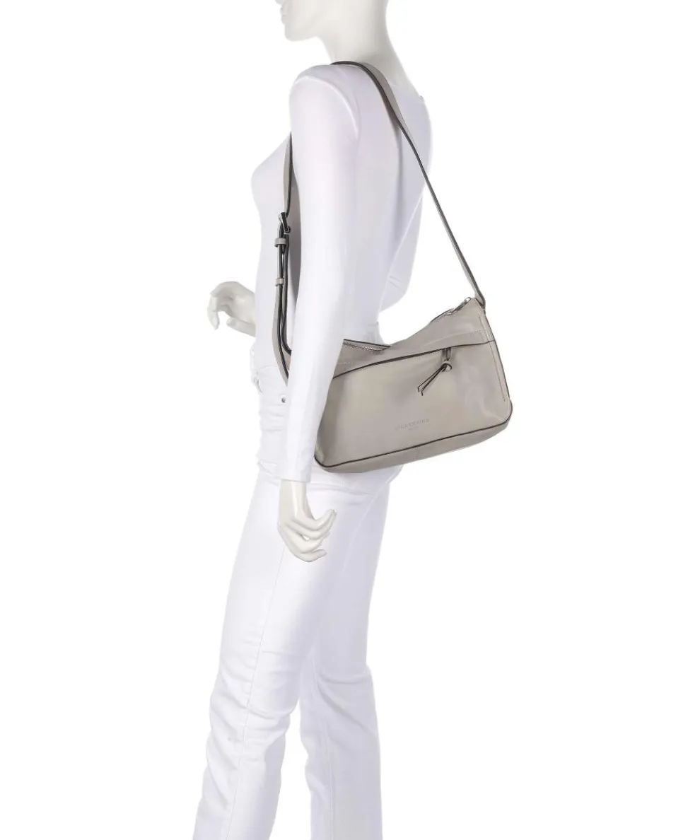 Sky Sheep Natural S Schultertasche Schafsleder grau