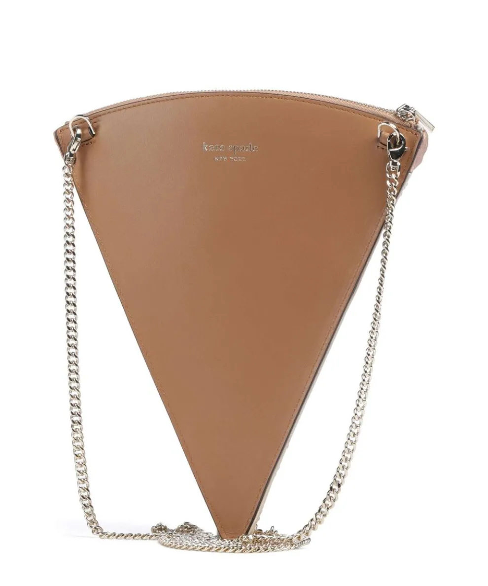 Slice Umhängetasche Textil, fein genarbtes Rindsleder beige/braun