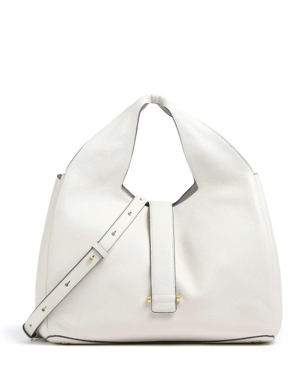Sloane Street Handtasche genarbtes Rindsleder elfenbein