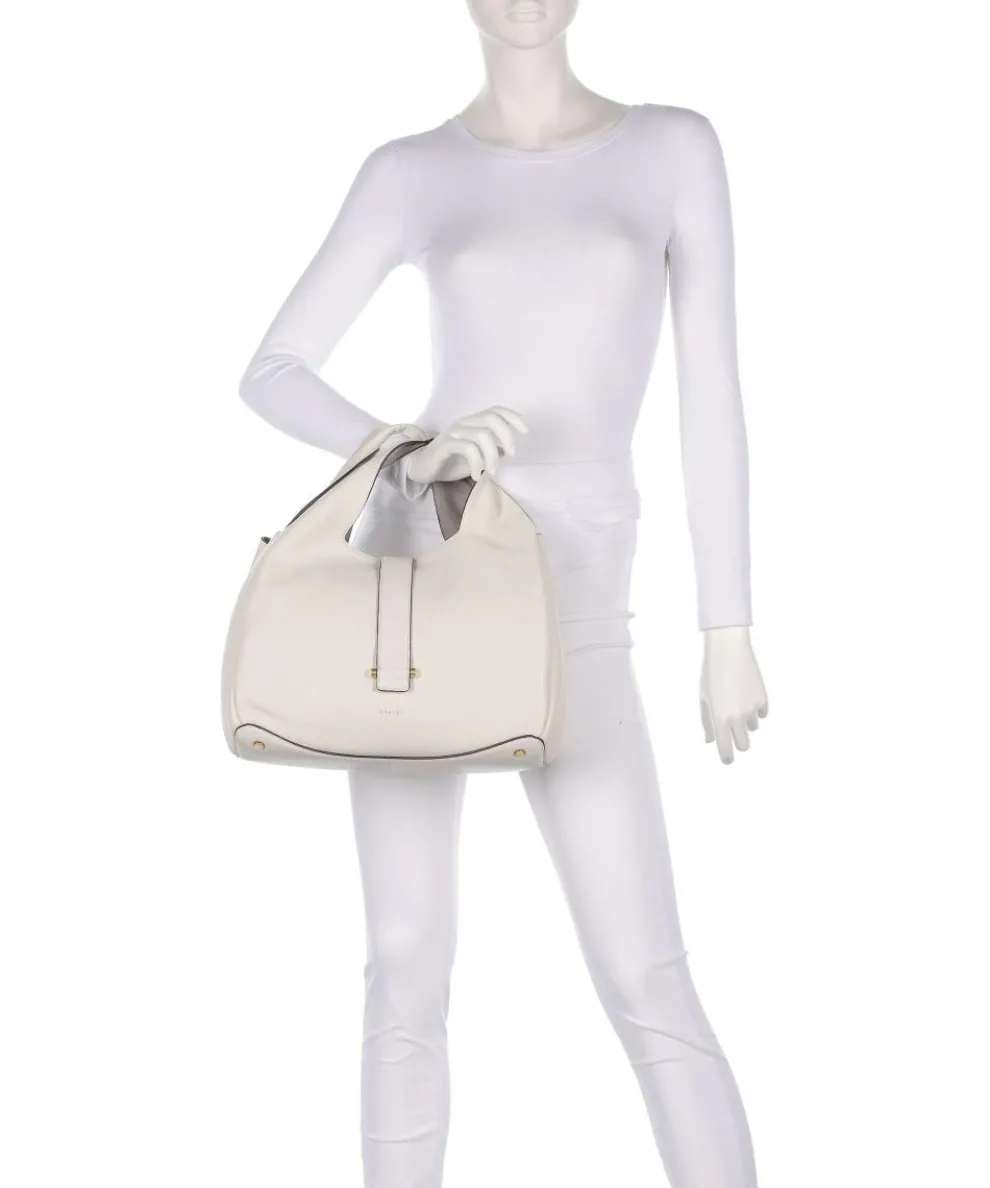 Sloane Street Handtasche genarbtes Rindsleder elfenbein