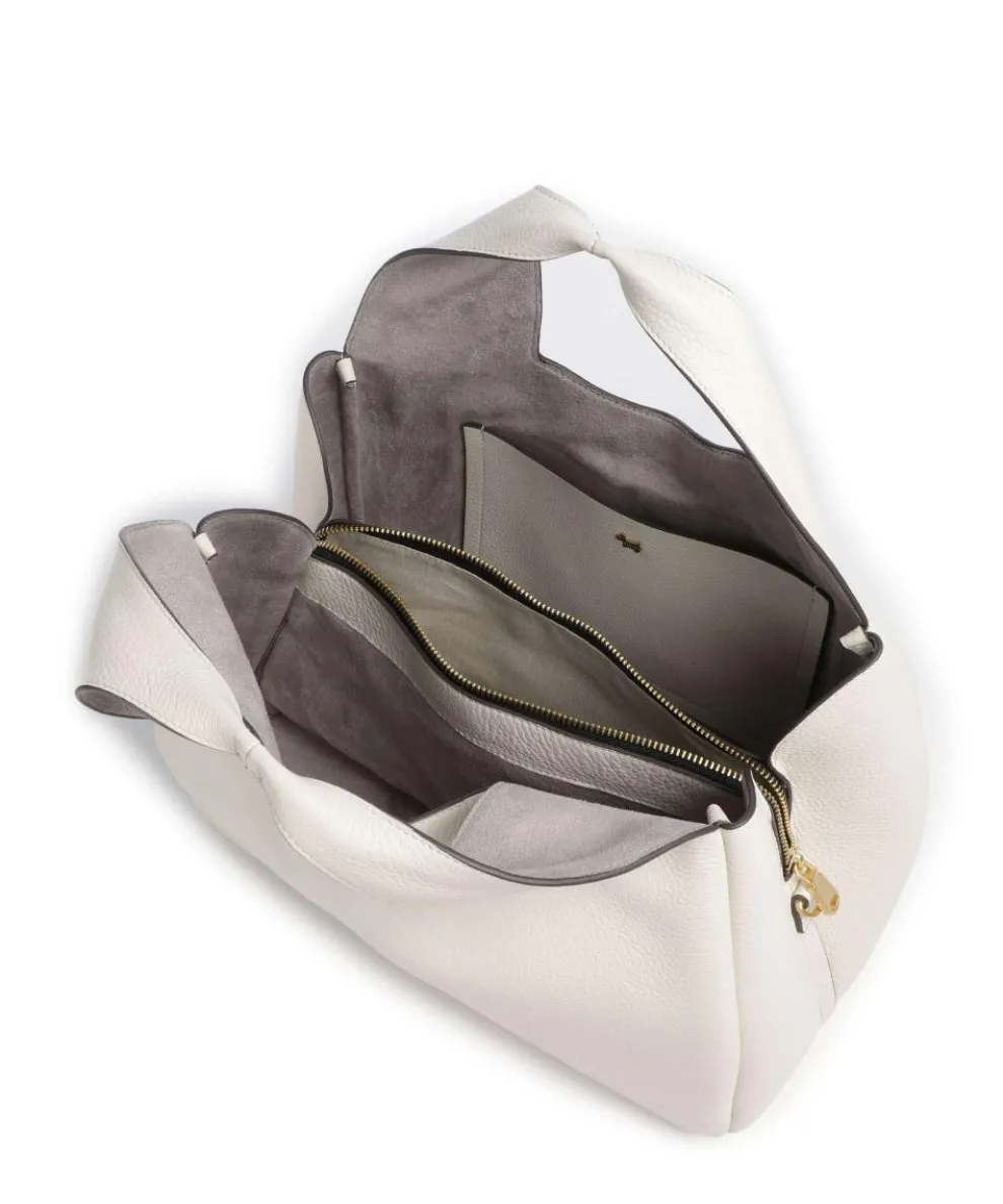 Sloane Street Handtasche genarbtes Rindsleder elfenbein