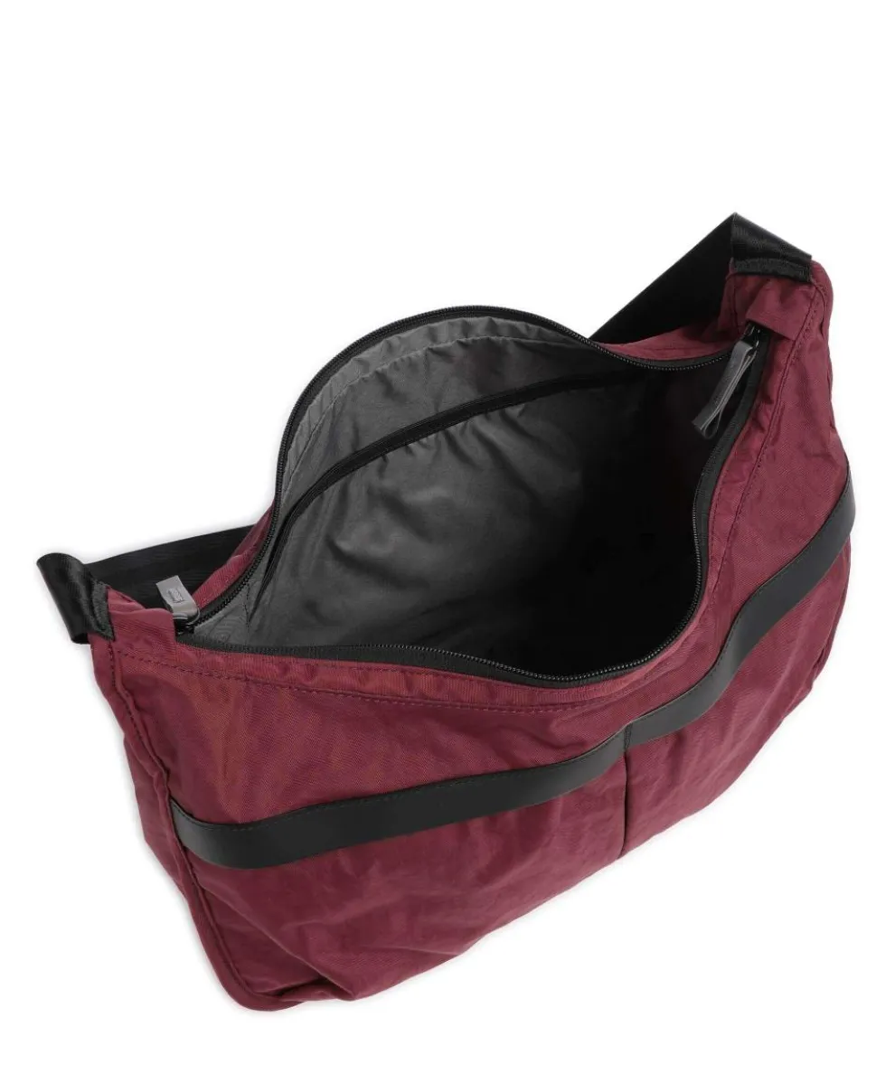 District Collection Yoyogi 14L Umhängetasche recyceltes Nylon dunkelrot