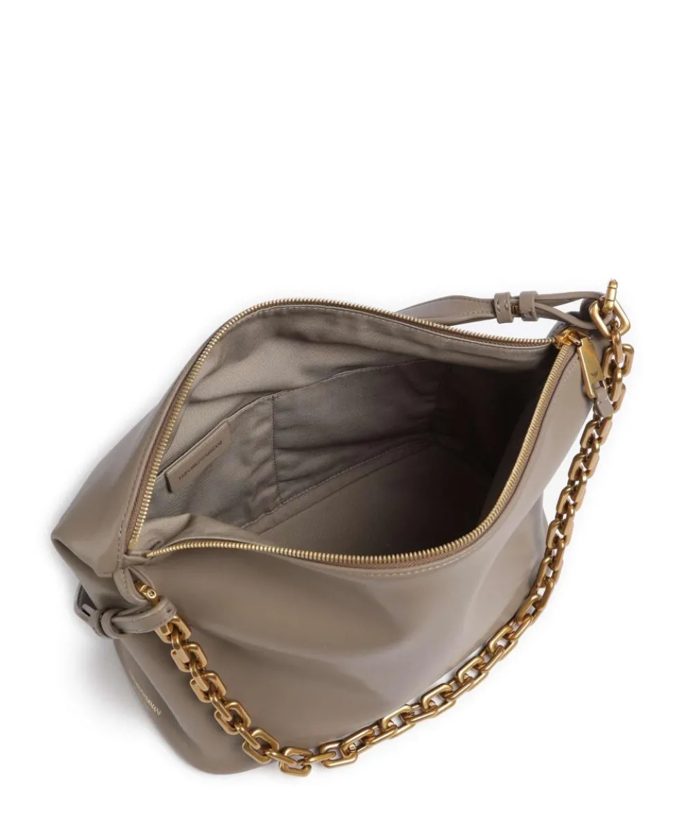 Sofi Beuteltasche fein genarbtes Rindsleder taupe