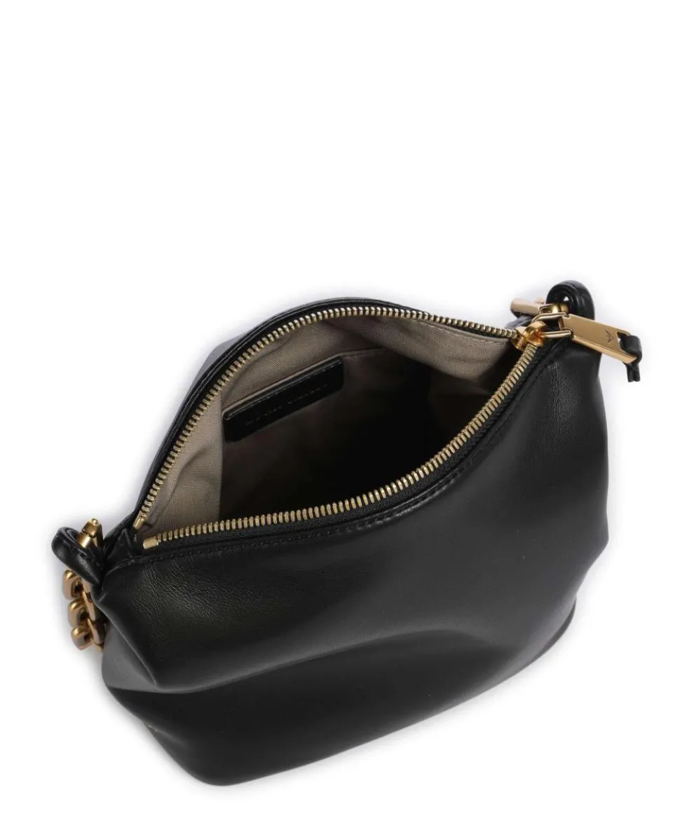 Sofi Schultertasche fein genarbtes Rindsleder schwarz