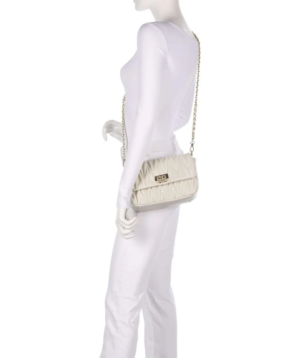 Sofie Umhängetasche fein genarbtes Rindsleder creme