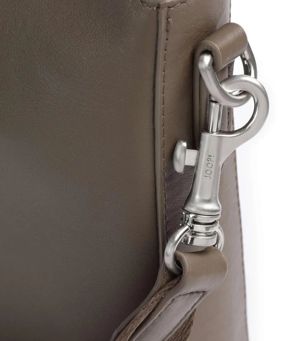 Sofisticato 1.0 Jasmina Umhängetasche glattes Leder braun