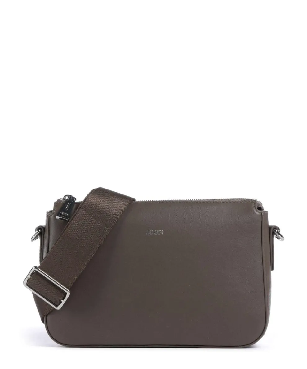 Sofisticato 1.0 Jasmina Umhängetasche fein genarbtes Leder taupe