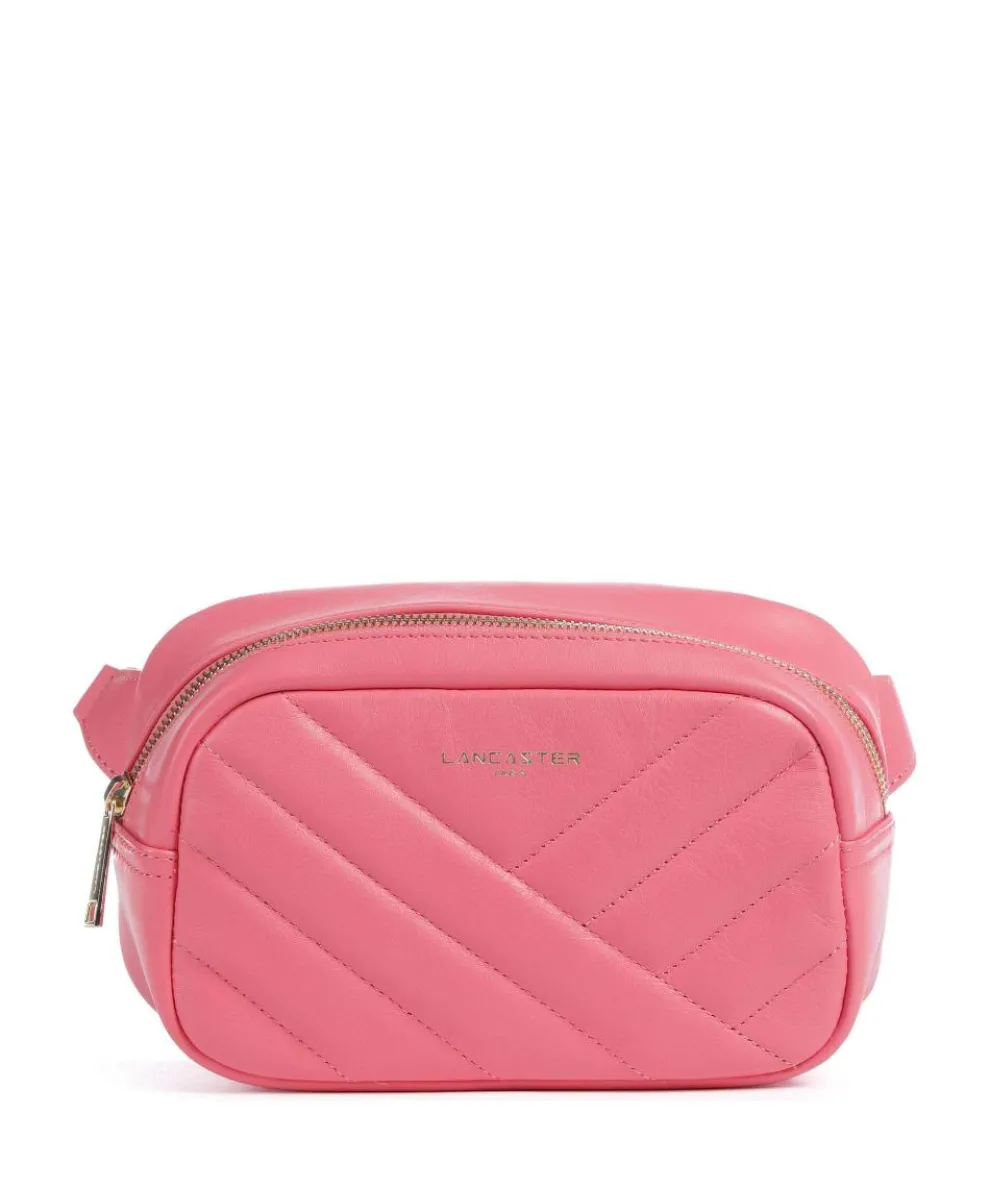 Soft Matelassé Gürteltasche weiches Rindsleder pink