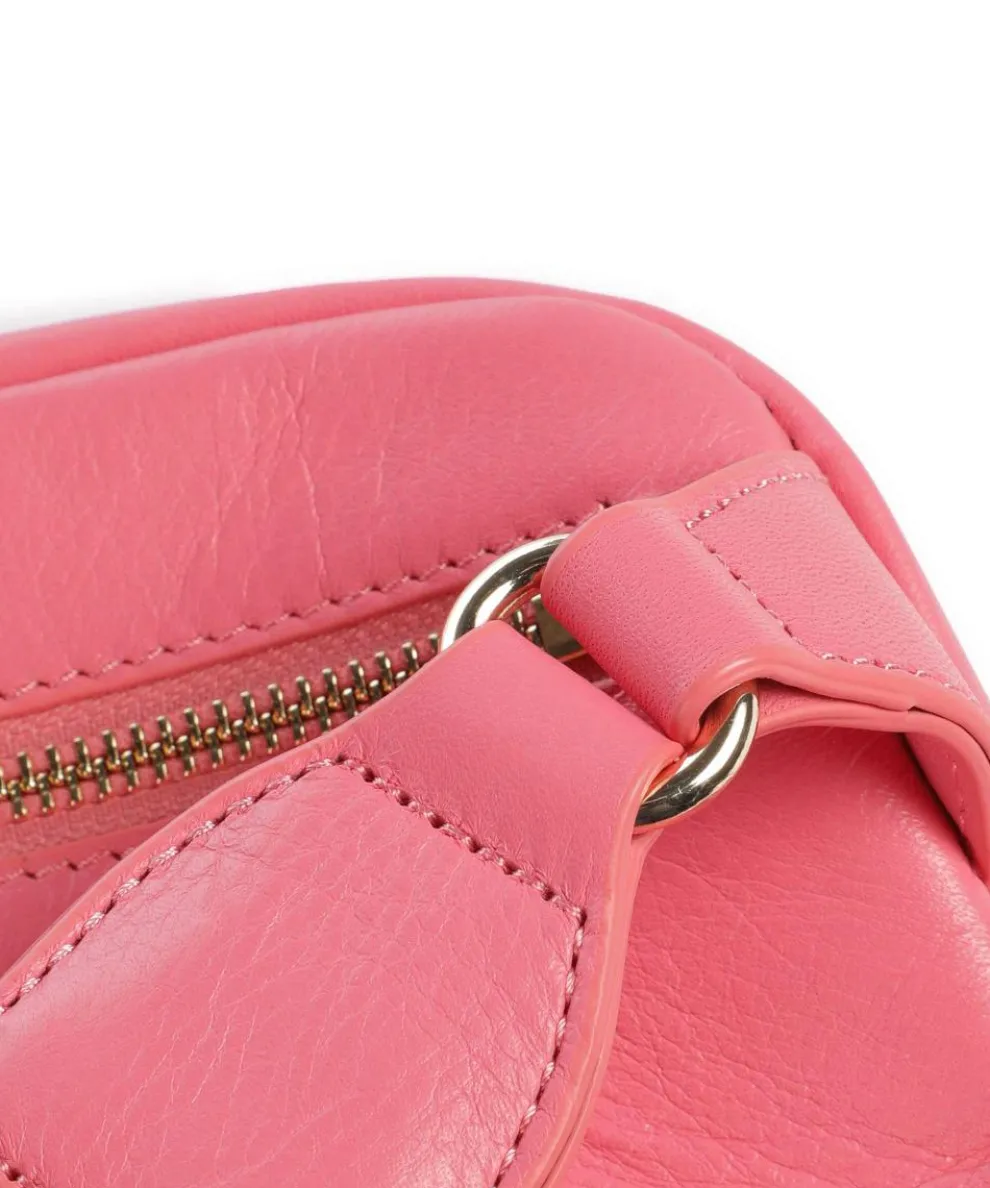 Soft Matelassé Gürteltasche weiches Rindsleder pink