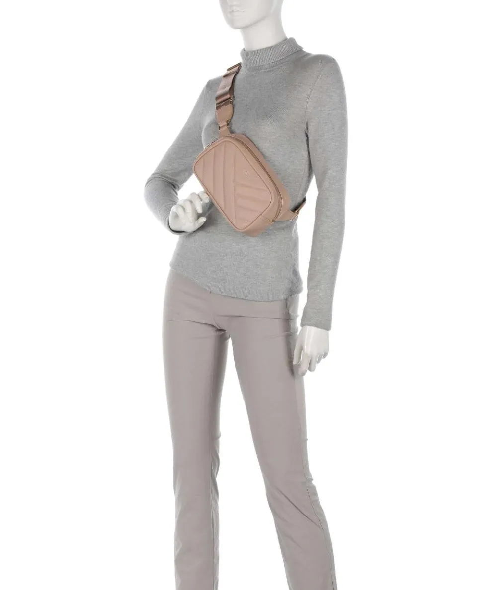 Soft Matelassé Gürteltasche weiches Rindsleder altrosa