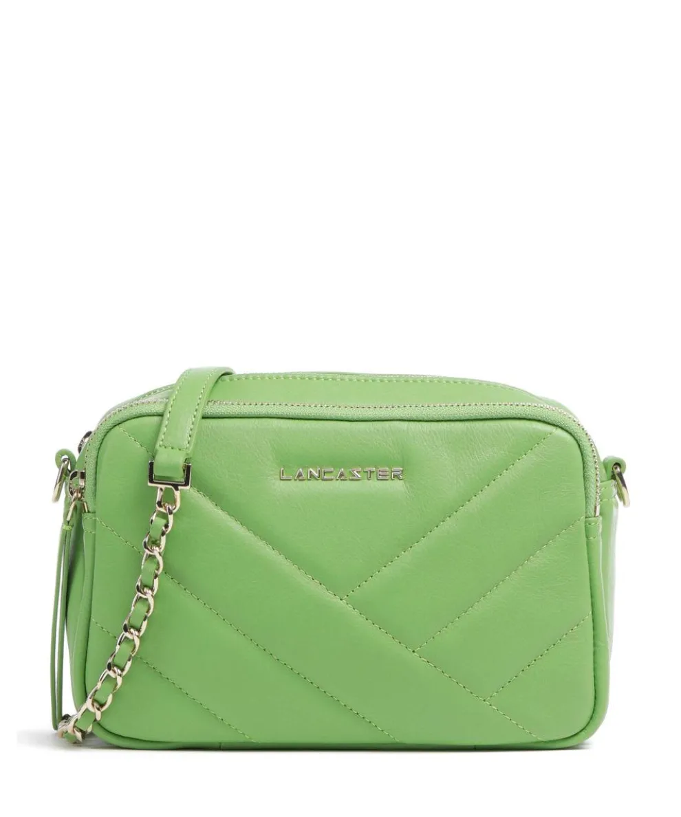 Soft Matelassé Umhängetasche weiches Rindsleder grün