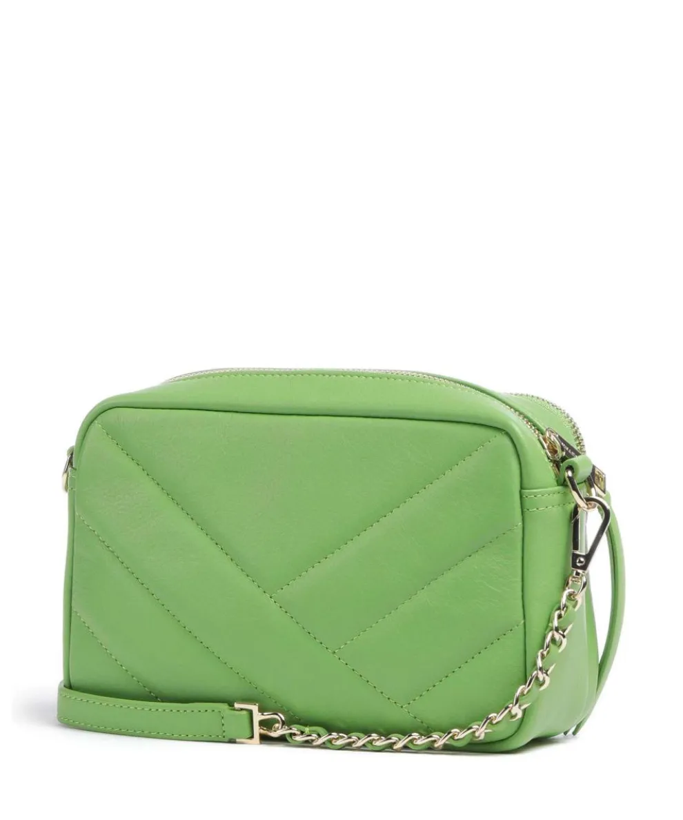 Soft Matelassé Umhängetasche weiches Rindsleder grün