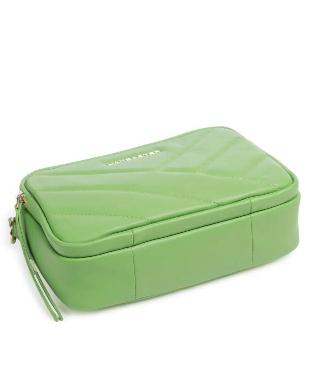 Soft Matelassé Umhängetasche weiches Rindsleder grün