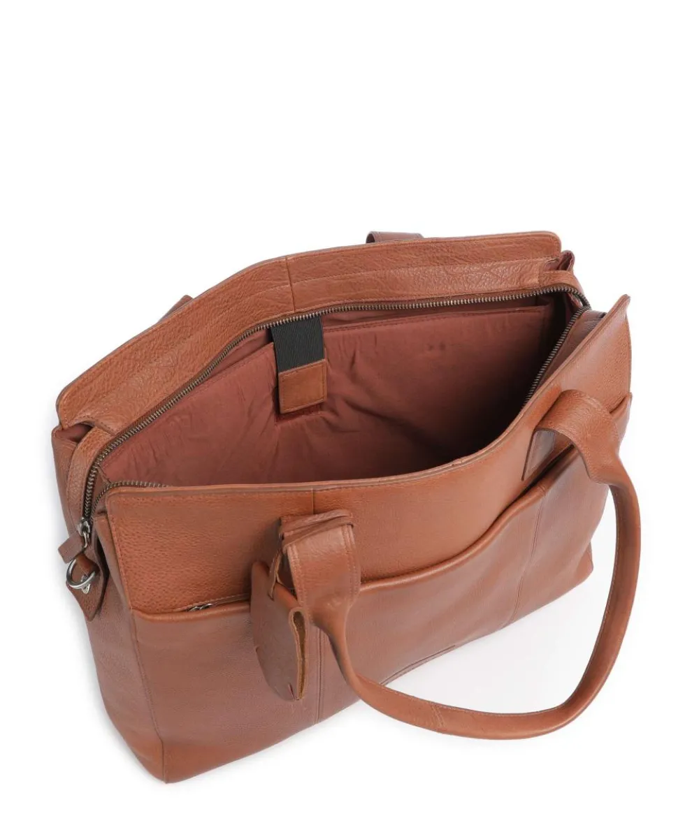 Soft Skylar Aktentasche 15″ fein genarbtes Leder braun