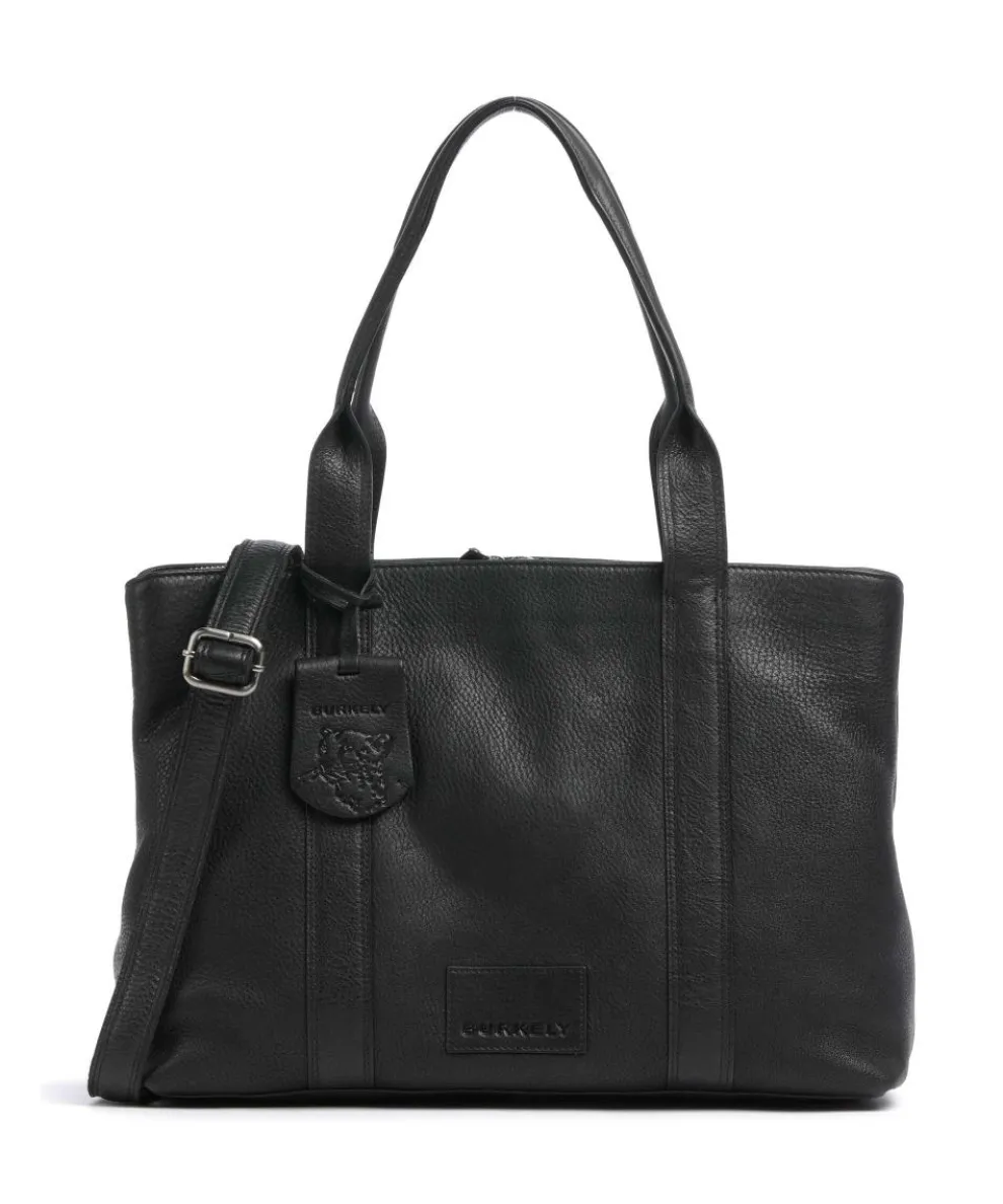 Soft Skylar Aktentasche 13″ genarbtes Leder schwarz