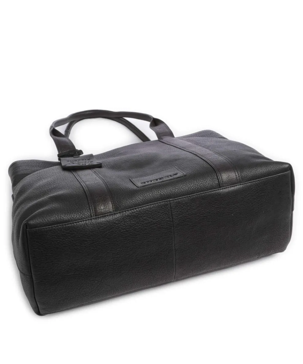 Soft Skylar Aktentasche 13″ genarbtes Leder schwarz