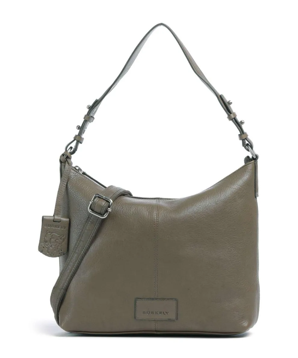 Soft Skylar Beuteltasche genarbtes Leder taupe