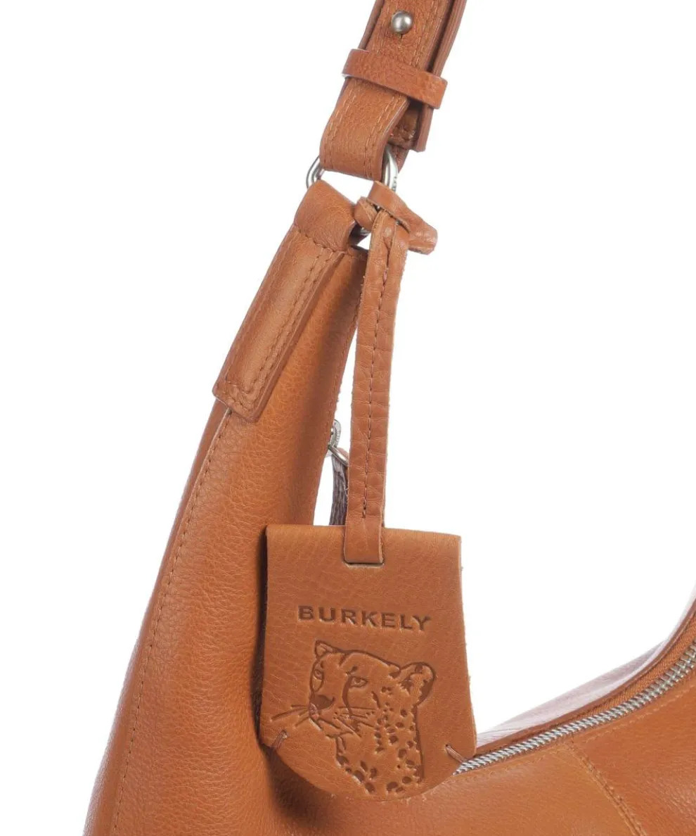 Soft Skylar Beuteltasche genarbtes Leder cognac