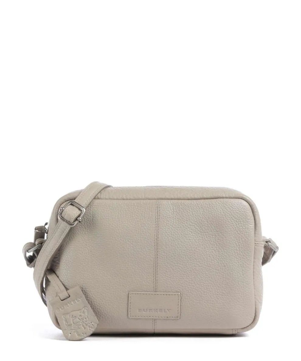 Soft Skylar Umhängetasche genarbtes Leder beige
