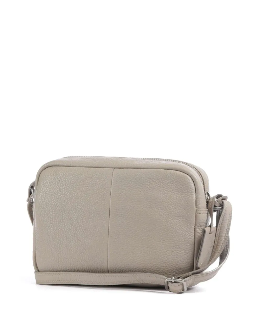 Soft Skylar Umhängetasche genarbtes Leder beige