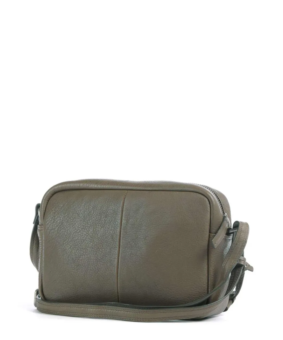Soft Skylar Umhängetasche genarbtes Leder taupe