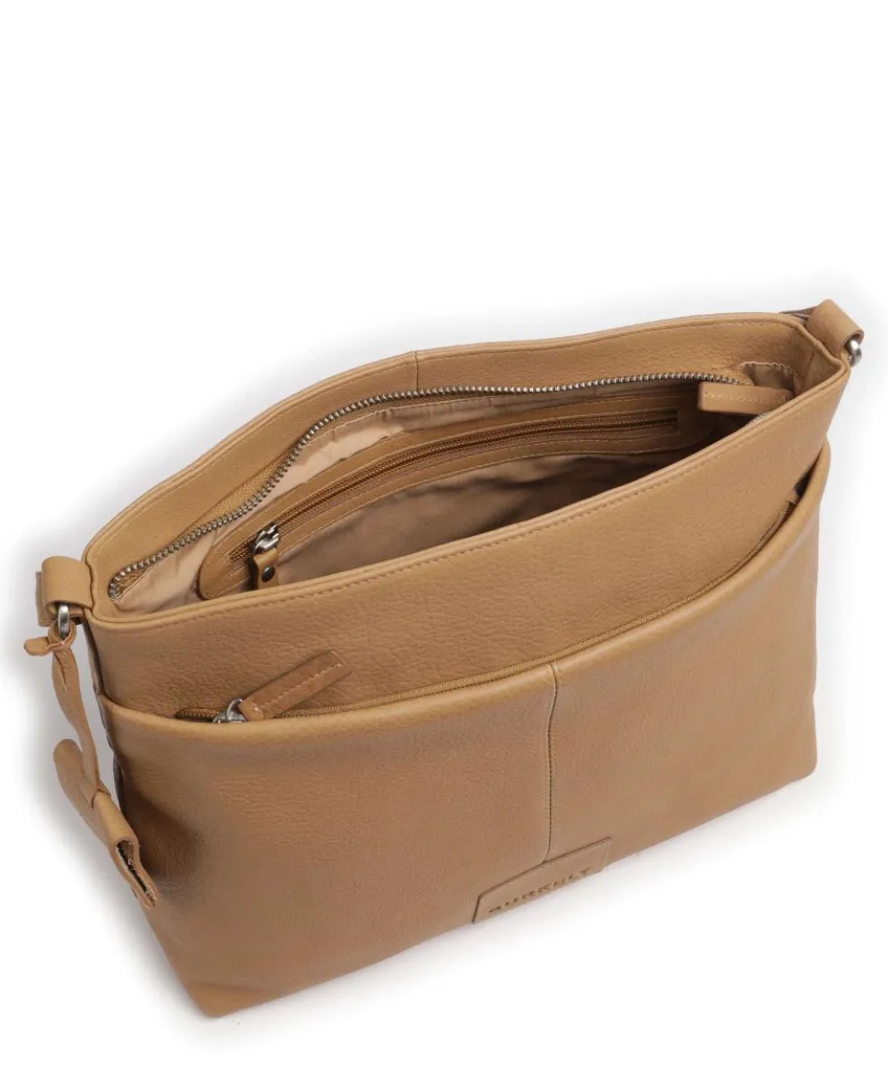 Soft Skylar Umhängetasche genarbtes Leder nude