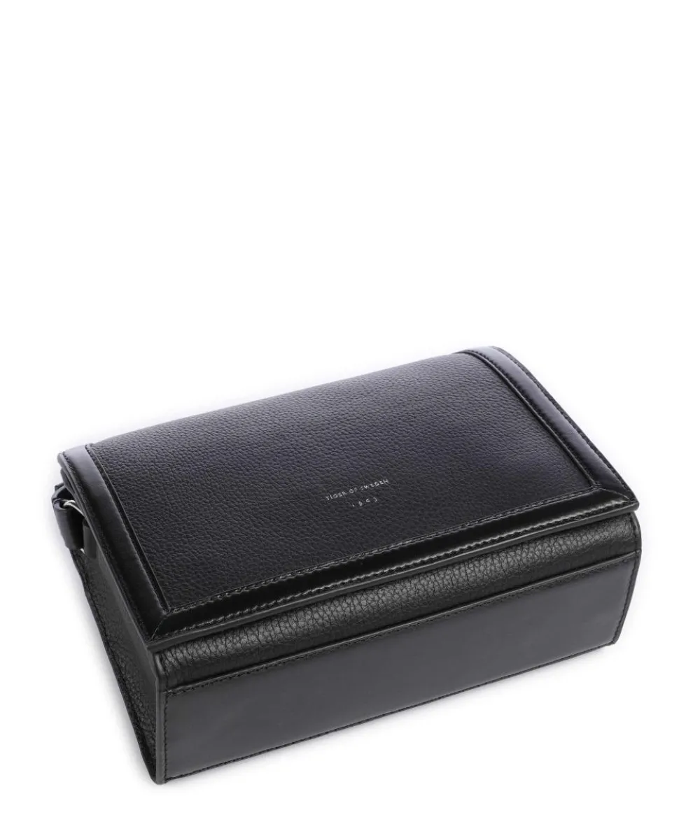 Sonti Umhängetasche genarbtes Rindsleder schwarz