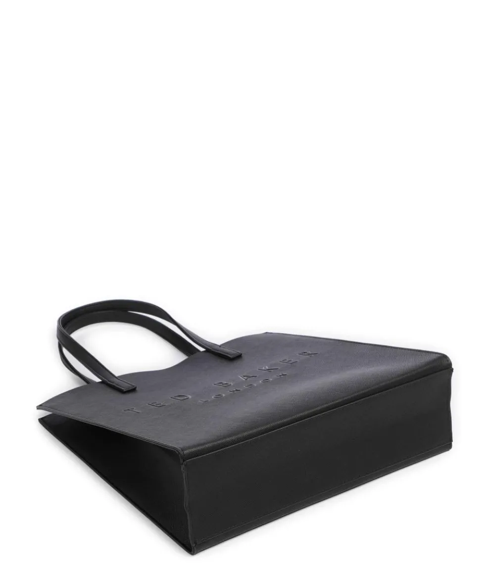 Soocon Shopper Lederimitat schwarz