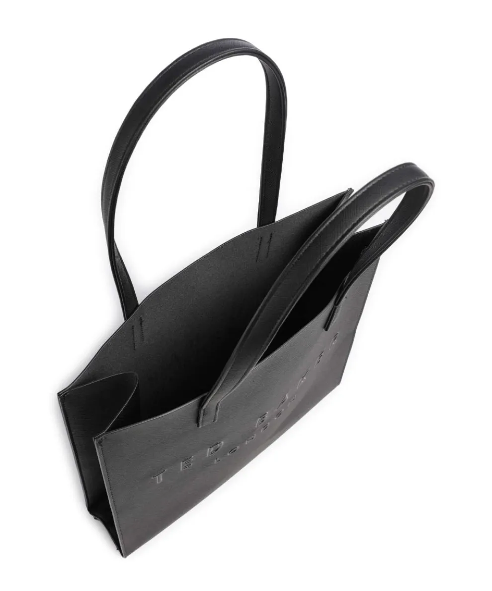 Soocon Shopper Lederimitat schwarz