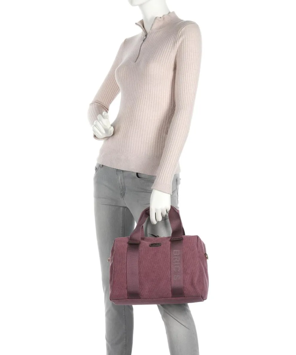 Sorrento Handtasche Canvas brombeer