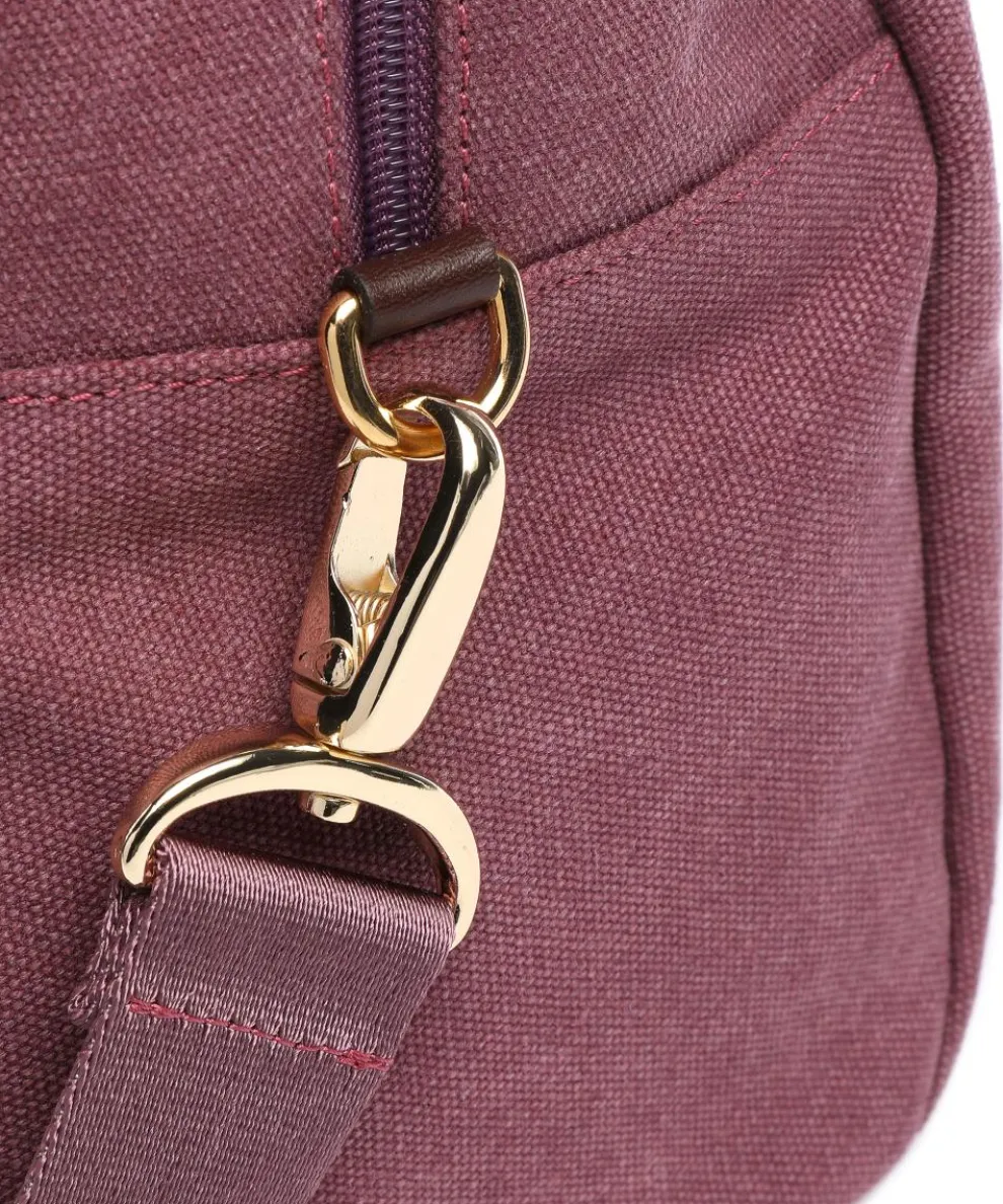 Sorrento Handtasche Canvas brombeer