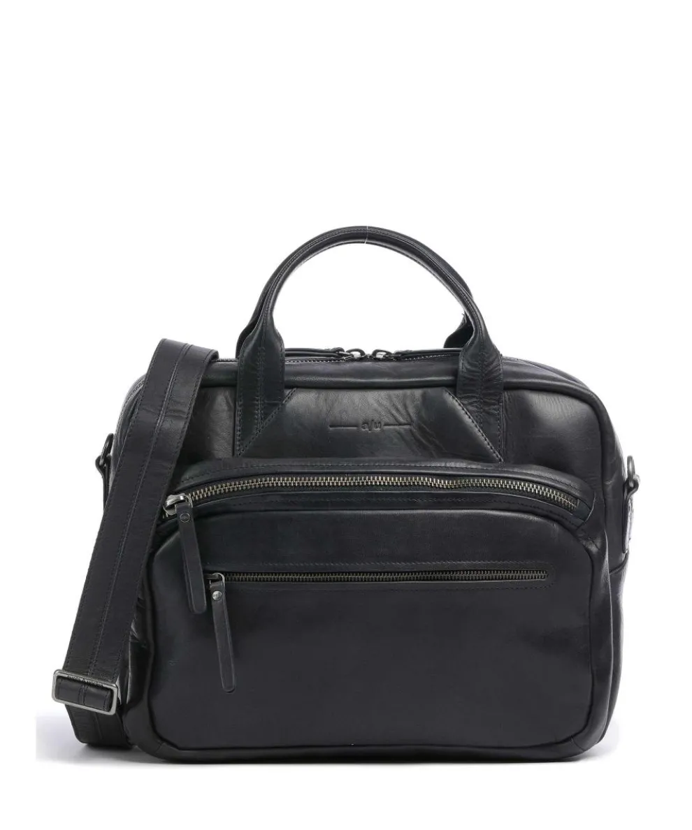 Soundcheck Synthesizer Aktentasche 15″ genarbtes Rindsleder dunkelblau