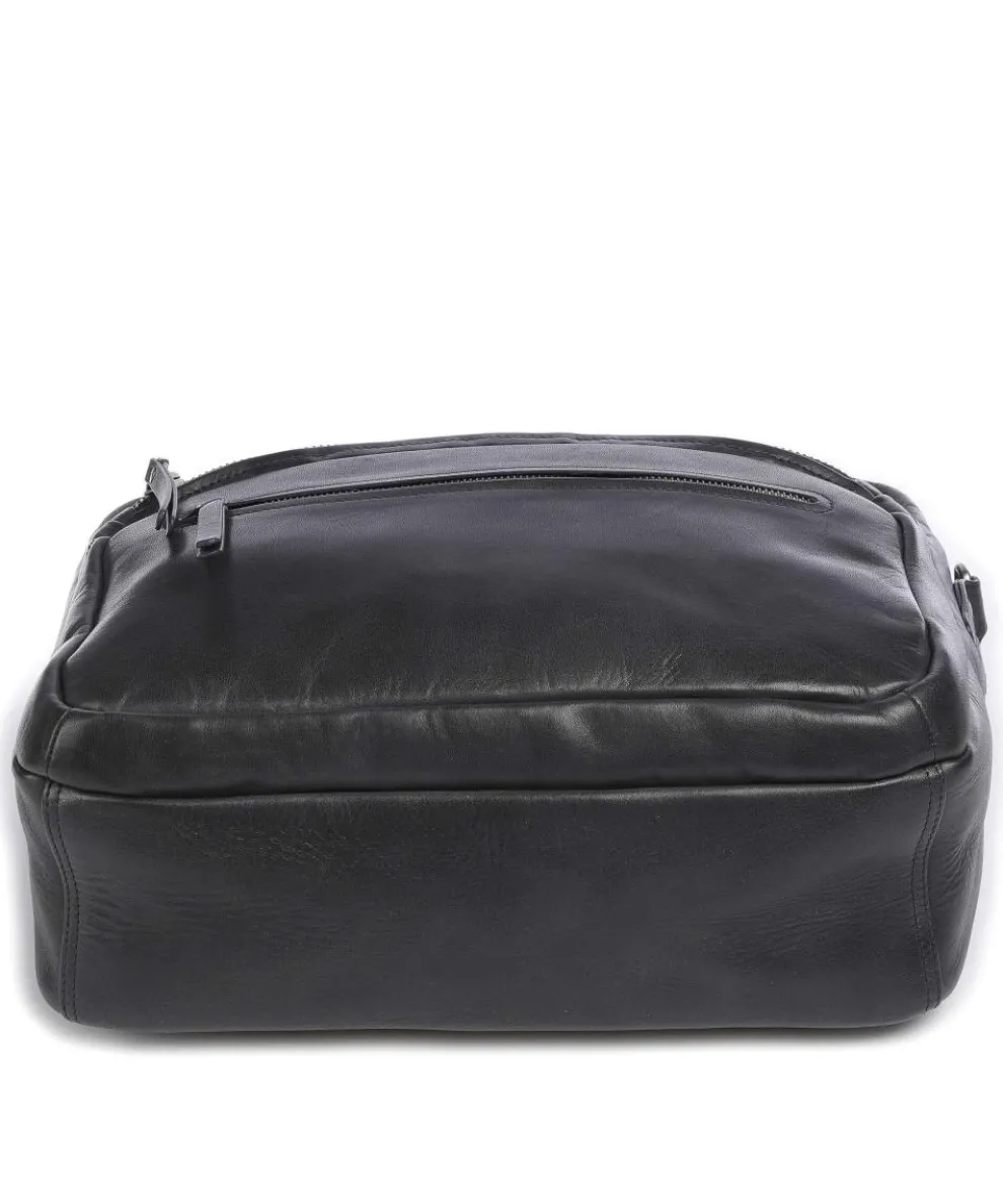 Soundcheck Synthesizer Aktentasche 15″ genarbtes Rindsleder dunkelblau