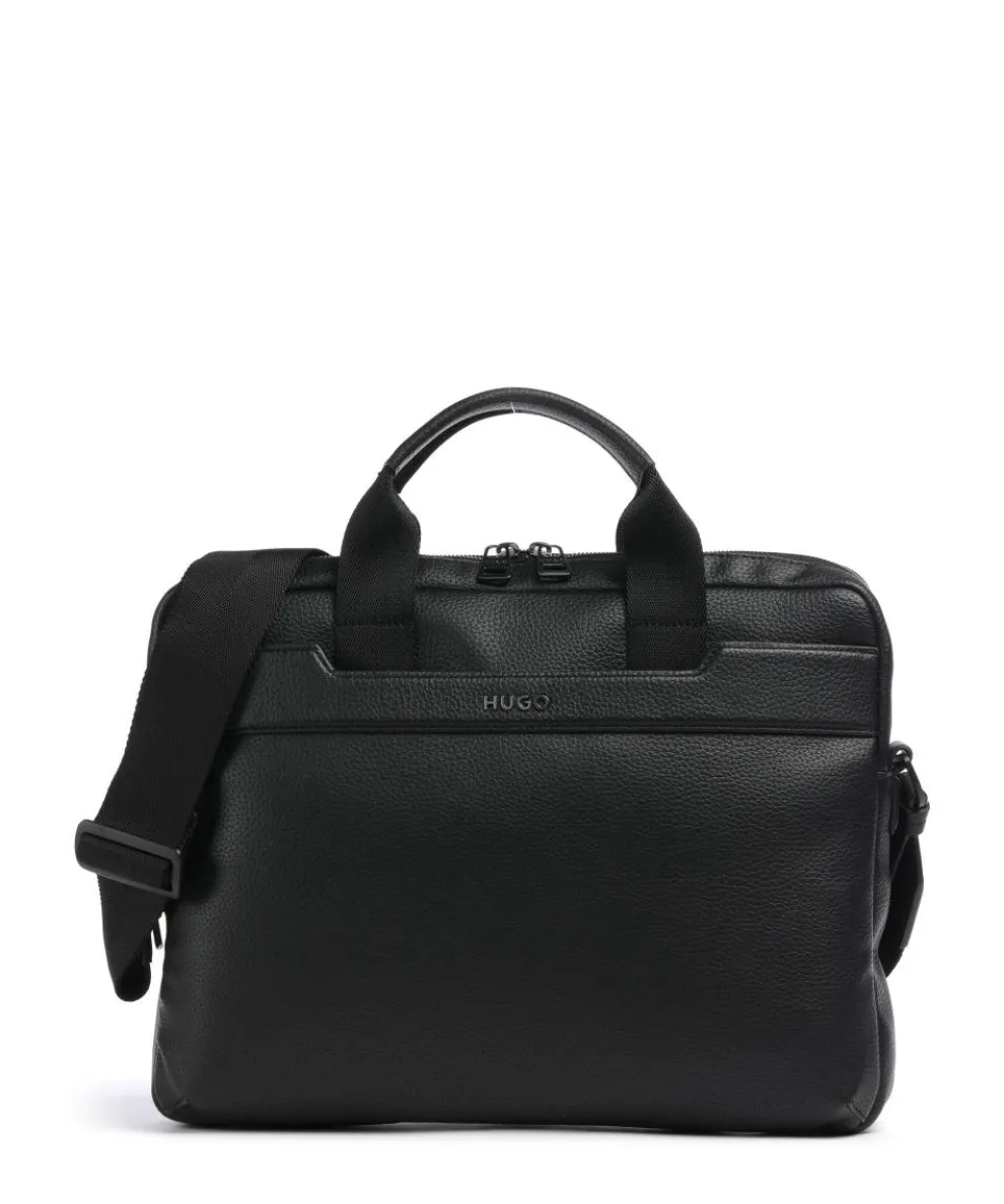 Speedyork Aktentasche 14″ Lederimitat schwarz