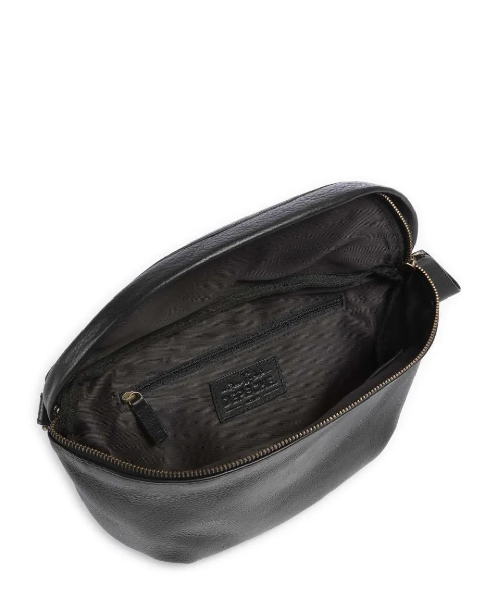 Sport Vogue Umhängetasche genarbtes Rindsleder schwarz