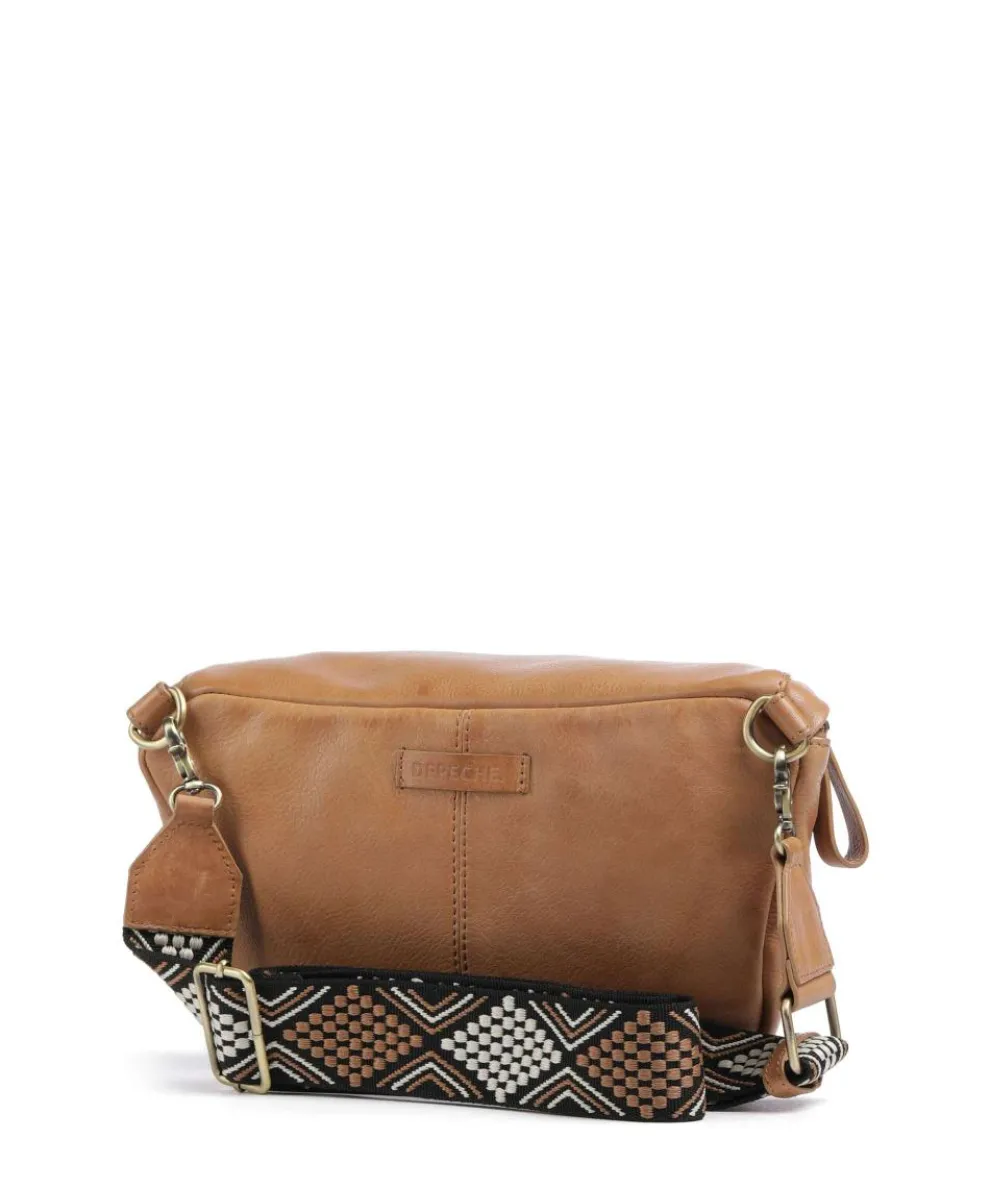 Sport Vogue Umhängetasche genarbtes Rindsleder tan