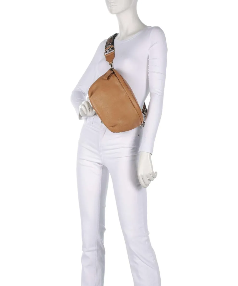 Sport Vogue Umhängetasche genarbtes Rindsleder tan