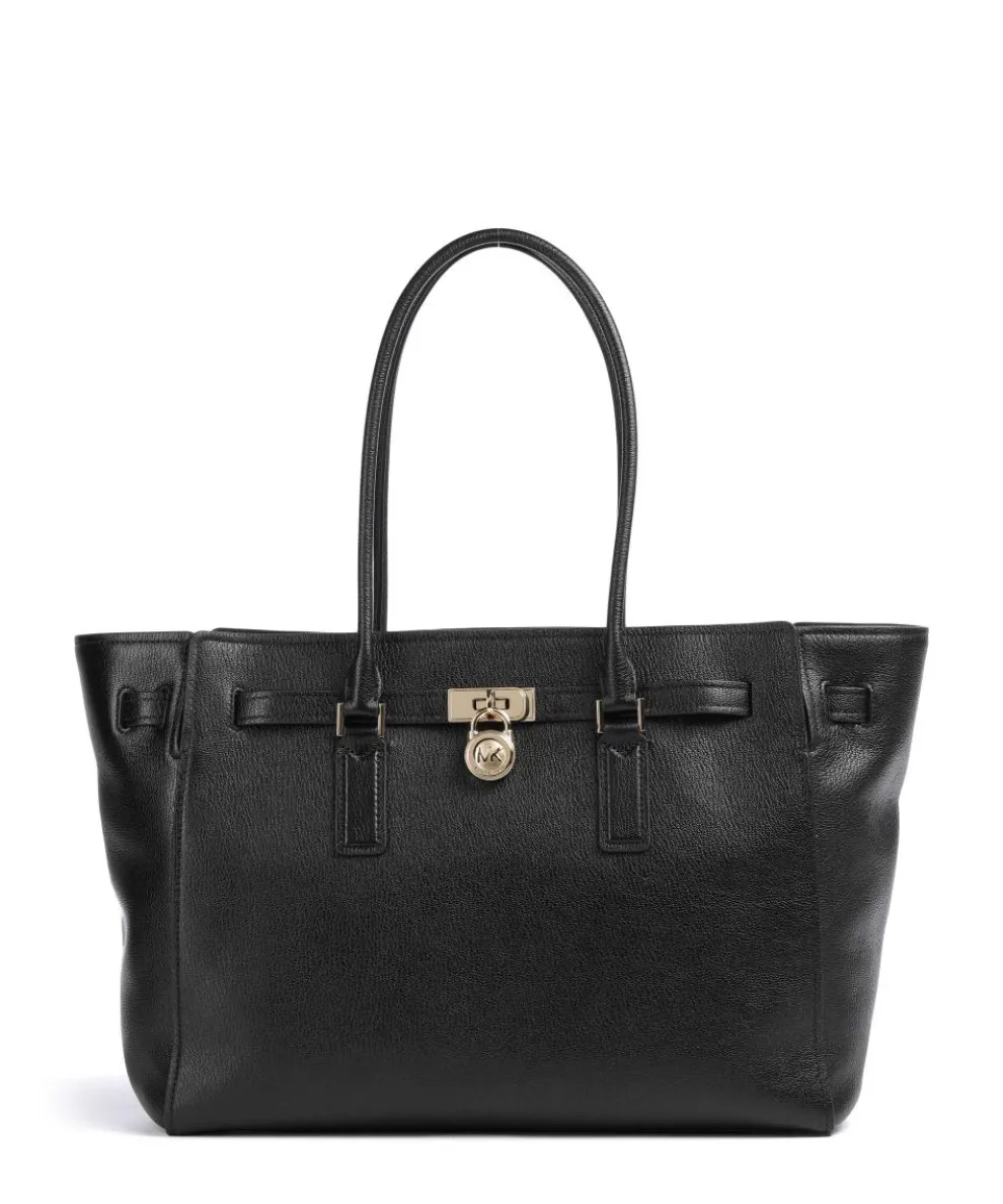 Hamilton Large Shopper genarbtes Rindsleder schwarz