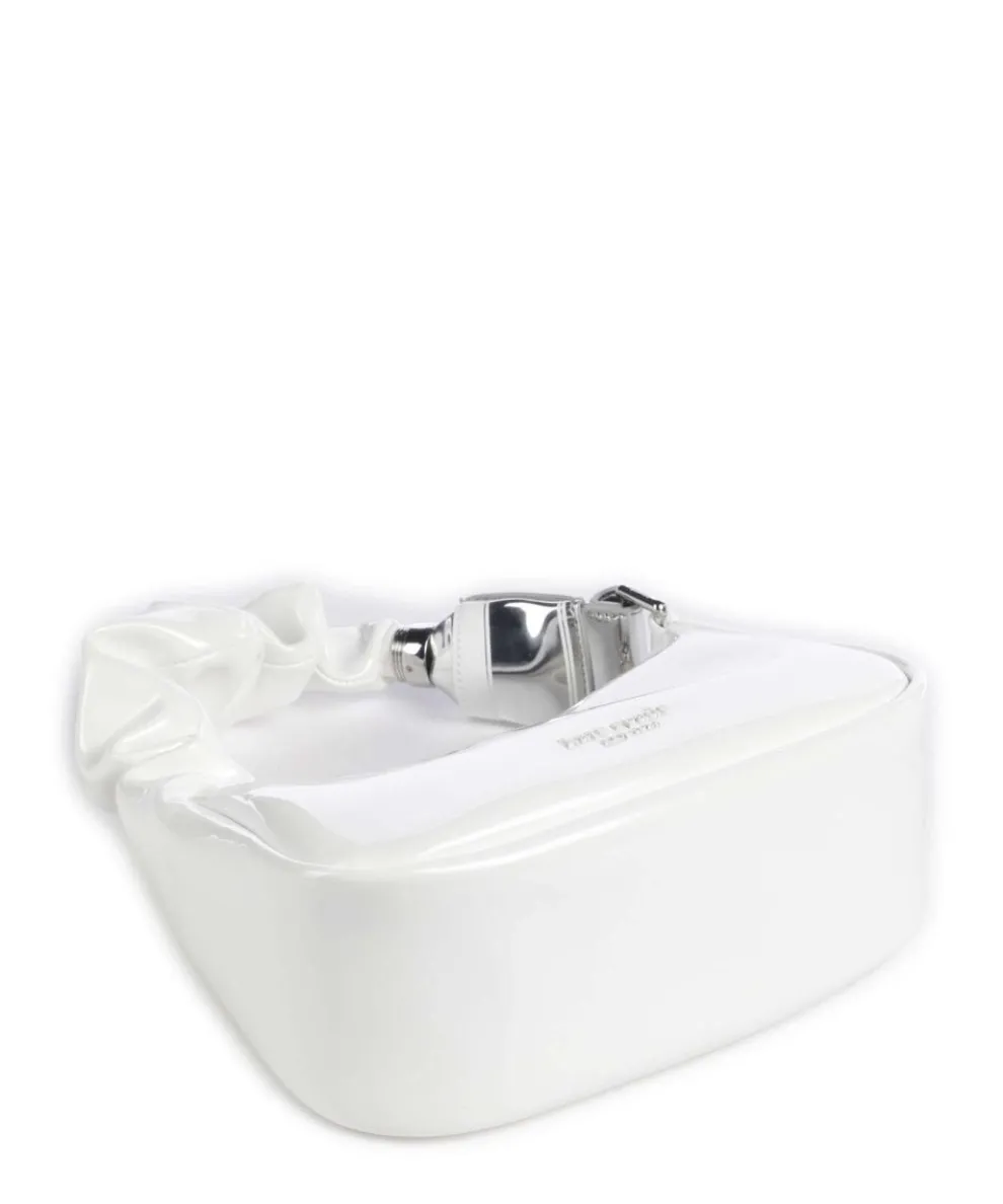 Squeeze Handtasche Lederimitat weiß