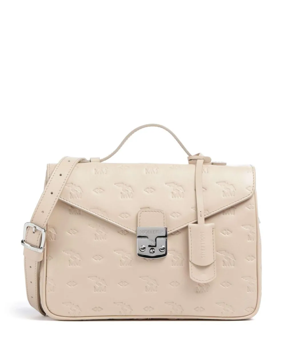 Stampato Marly Handtasche Kalbsleder beige