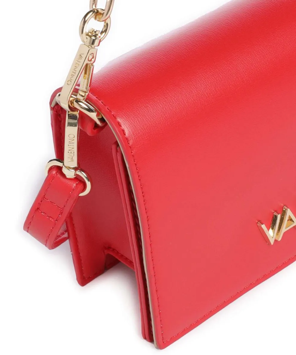 Stefany Schultertasche Lederimitat rot