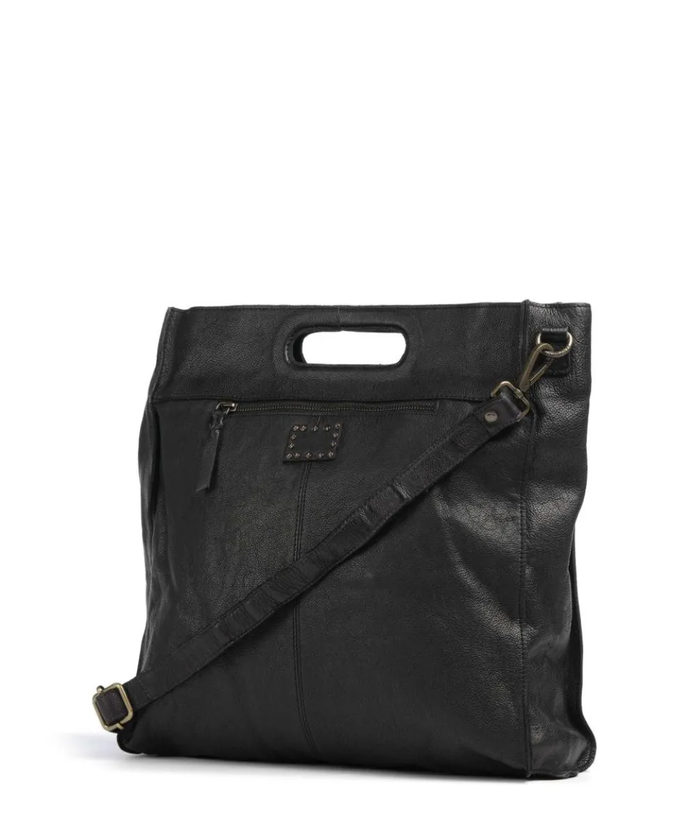 Sternbergstraße 1 Handtasche genarbtes Rindsleder schwarz