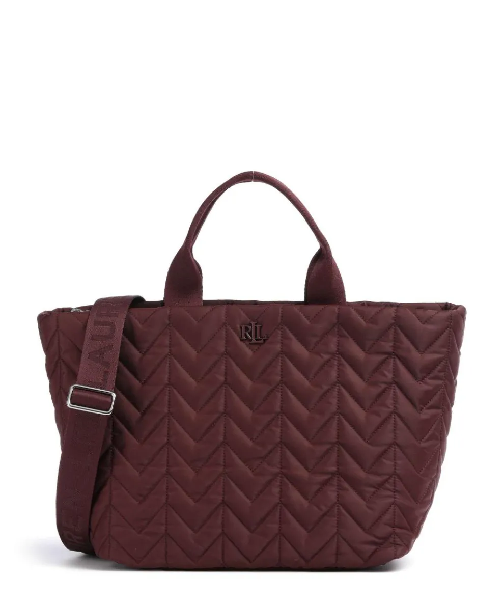 Stevie Extra Large Handtasche recyceltes Nylon wein